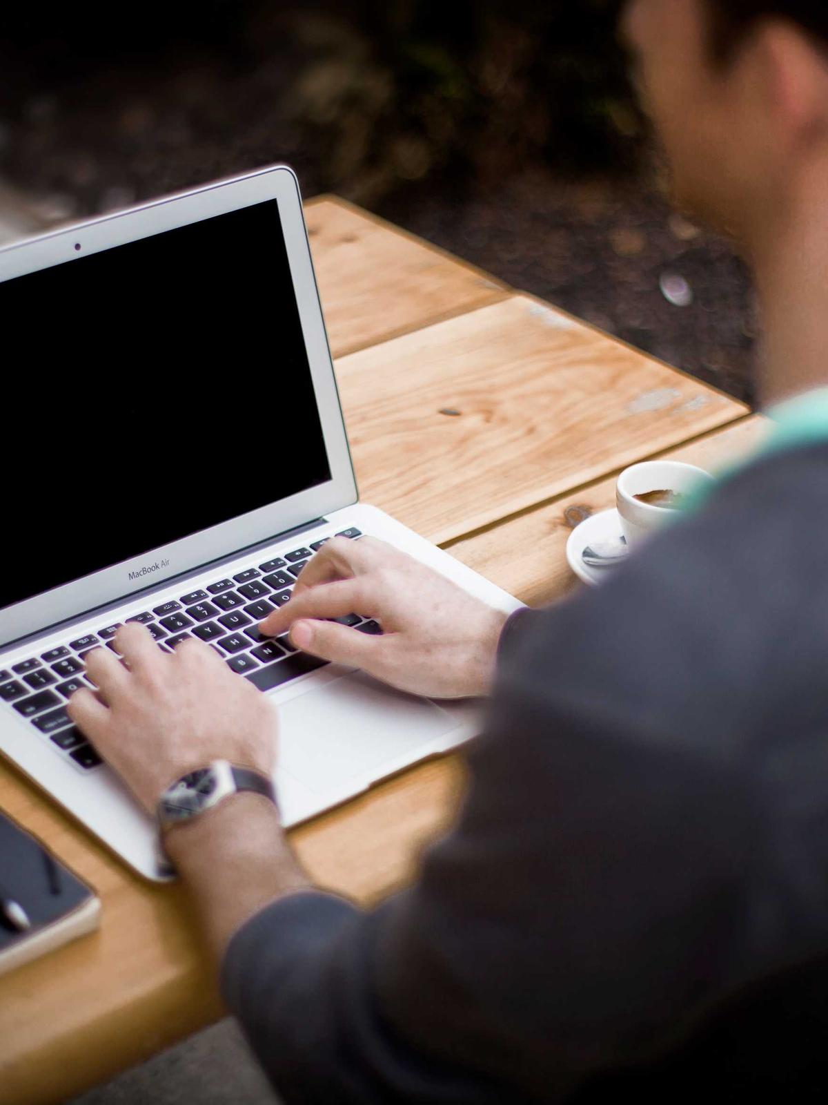 Laptop and coding screen